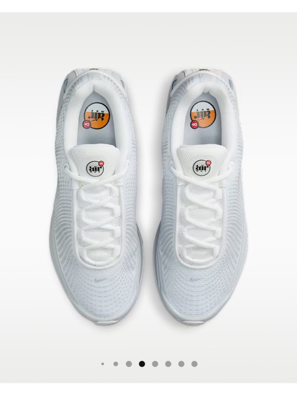 Nike Women's AirMax DN All-White Mesh Athletic Sneakers